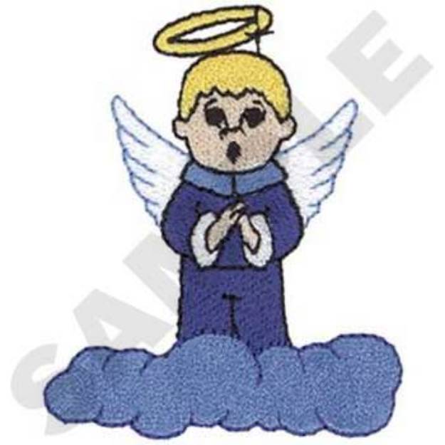 Picture of Boy Angel Machine Embroidery Design