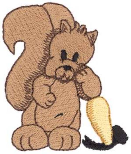Picture of Squirrel Machine Embroidery Design