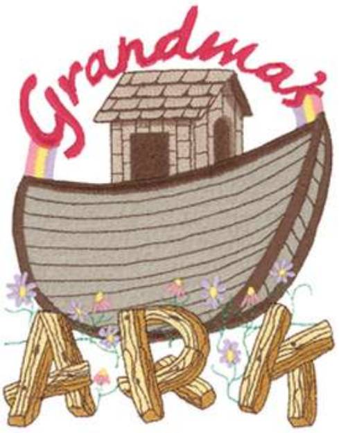 Picture of Grandmas Ark   Machine Embroidery Design