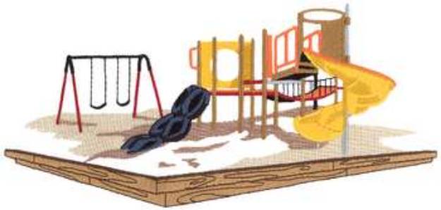 Picture of Playground Machine Embroidery Design