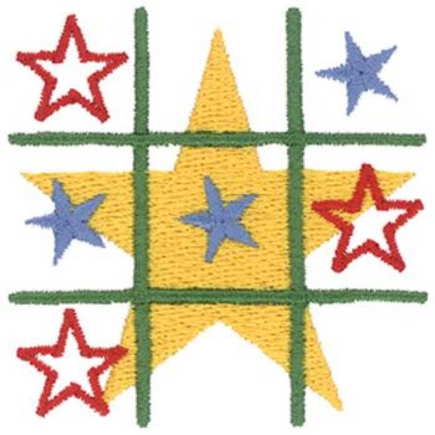 Picture of Tic tac toe Machine Embroidery Design
