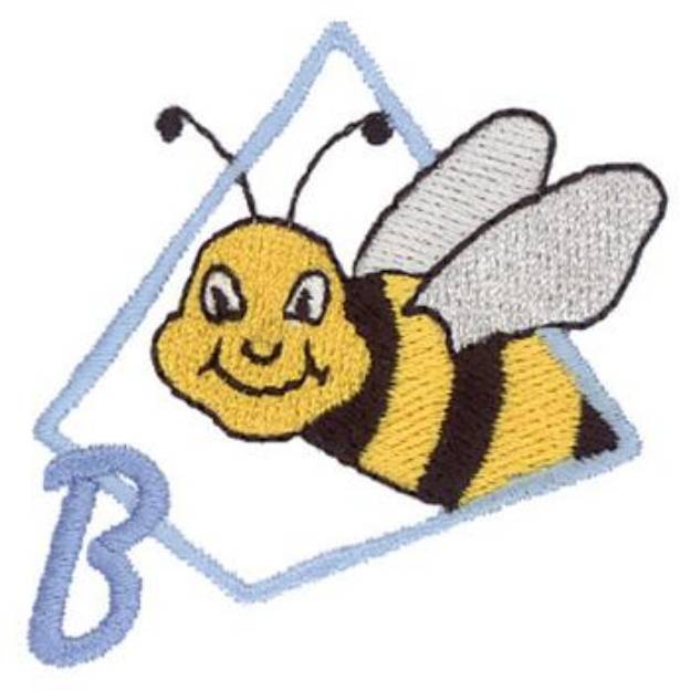 Picture of B Is For Bee Machine Embroidery Design