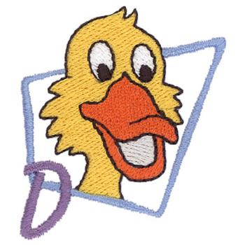 D Is For Duck Machine Embroidery Design