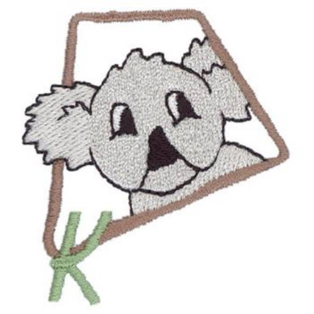 Picture of K Is For Koala Machine Embroidery Design