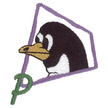 P Is For Penguin Machine Embroidery Design