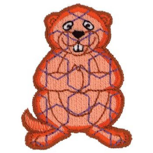 Picture of Gopher Machine Embroidery Design