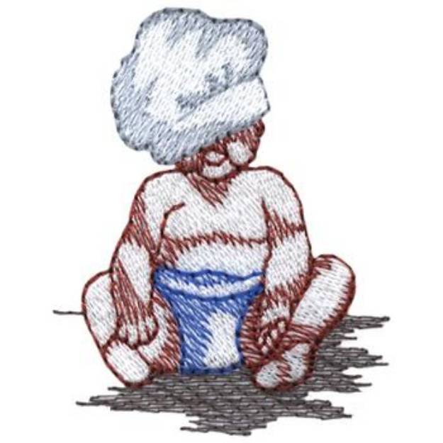 Picture of Baby Chef Machine Embroidery Design