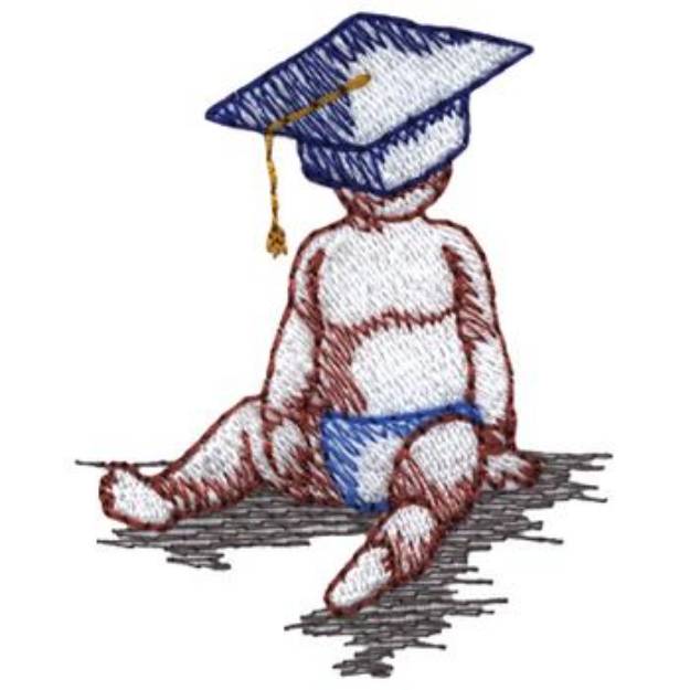 Picture of Baby Graduate Machine Embroidery Design