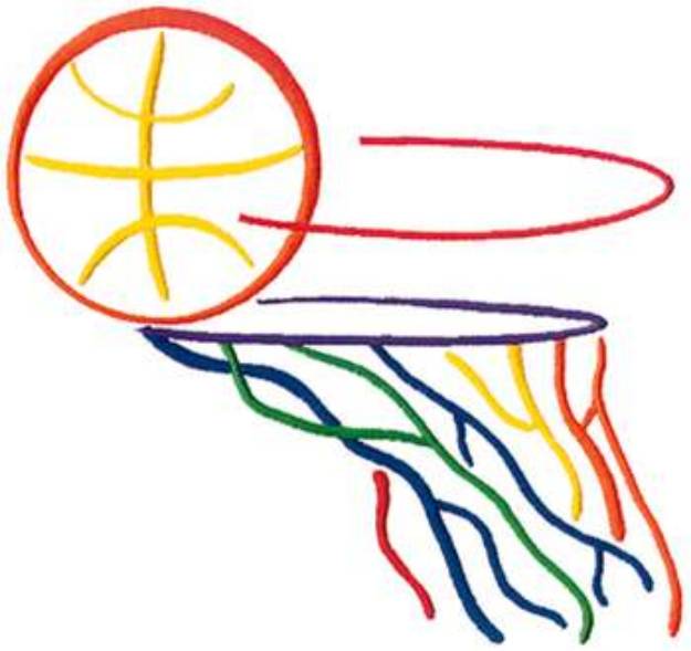 Picture of Ball And Net Machine Embroidery Design