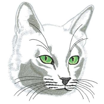 Shorthair Cat Outline Machine Embroidery Design