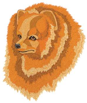 Pomeranian Machine Embroidery Design