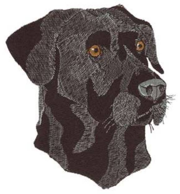 Picture of Labrador Machine Embroidery Design