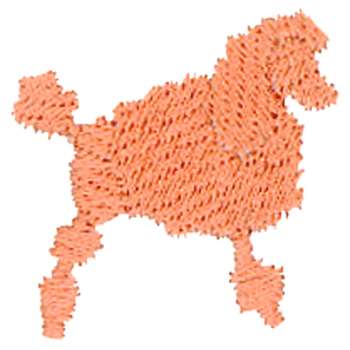 Poodle Machine Embroidery Design