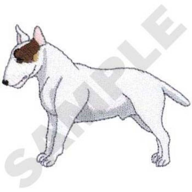 Picture of Bull Terrier Machine Embroidery Design