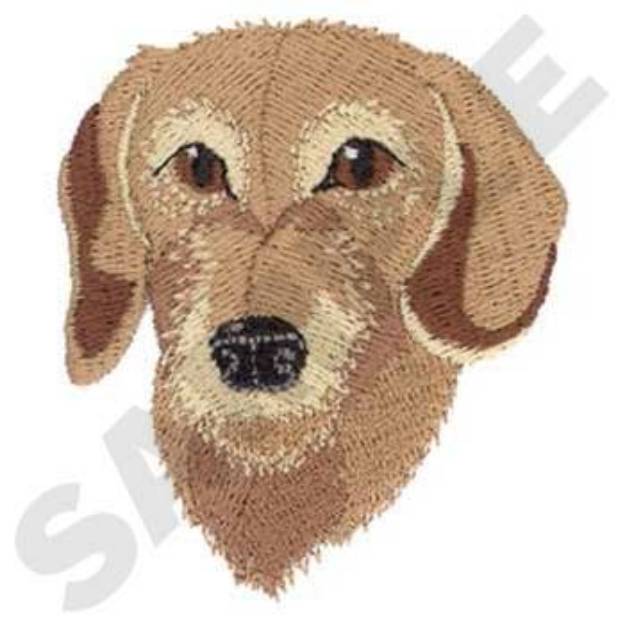Picture of Wire Haired Dachshund Machine Embroidery Design
