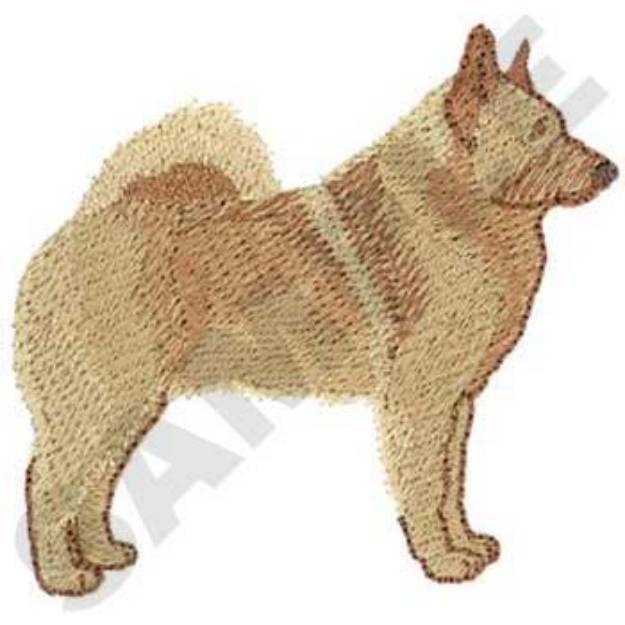 Picture of Norwegian Elkhound Machine Embroidery Design