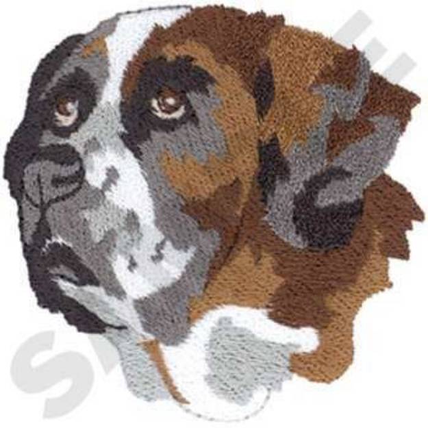 Picture of St. Bernard Machine Embroidery Design
