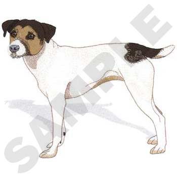 Jack Russell Terrier Machine Embroidery Design