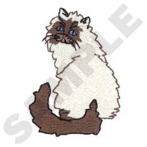 Picture of Himalayan Cat Machine Embroidery Design