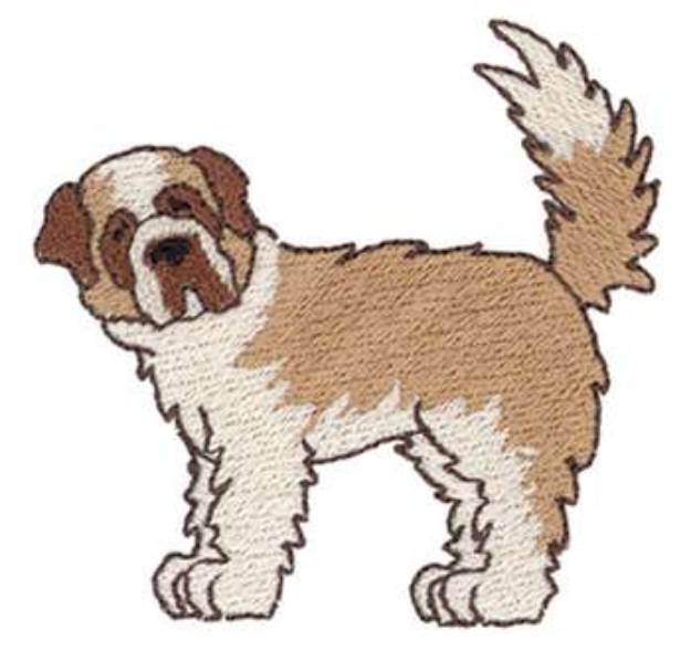 Picture of St Bernard Machine Embroidery Design