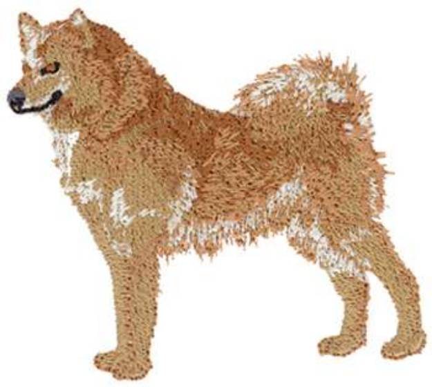 Picture of Finnish Spitz Machine Embroidery Design