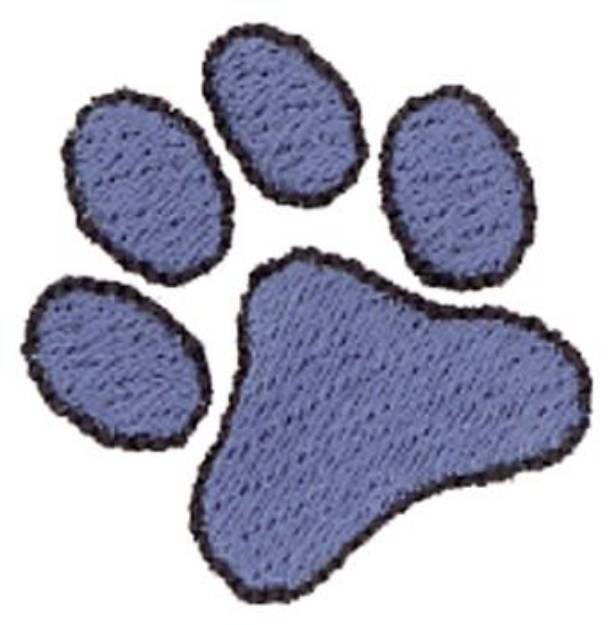 Picture of Cat Paw Machine Embroidery Design