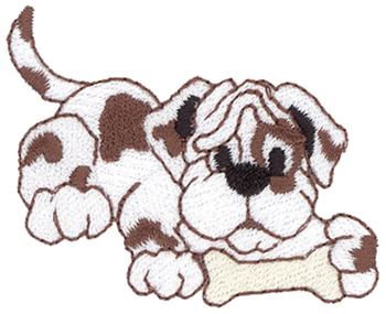 Puppy Machine Embroidery Design