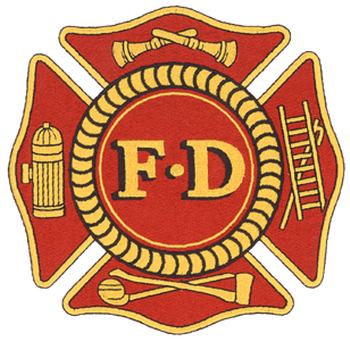 Fire Dept. Logo Machine Embroidery Design