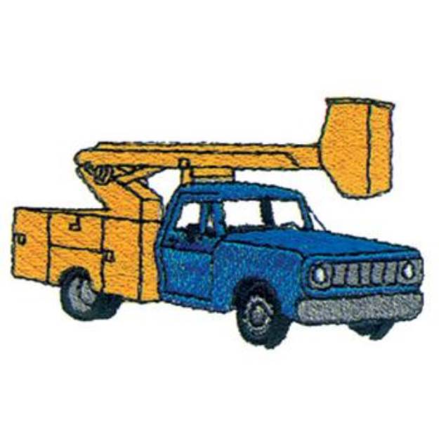 Picture of Bucket Truck Machine Embroidery Design