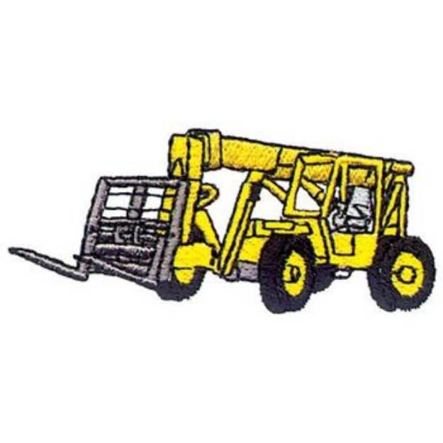 Picture of Telescoping Forklift Machine Embroidery Design