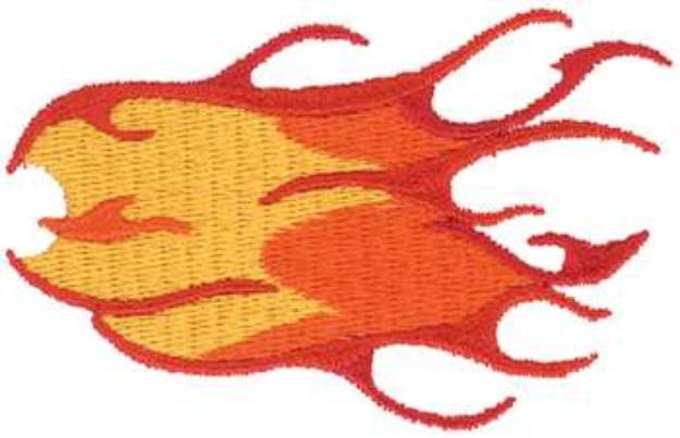 Picture of Flames Machine Embroidery Design