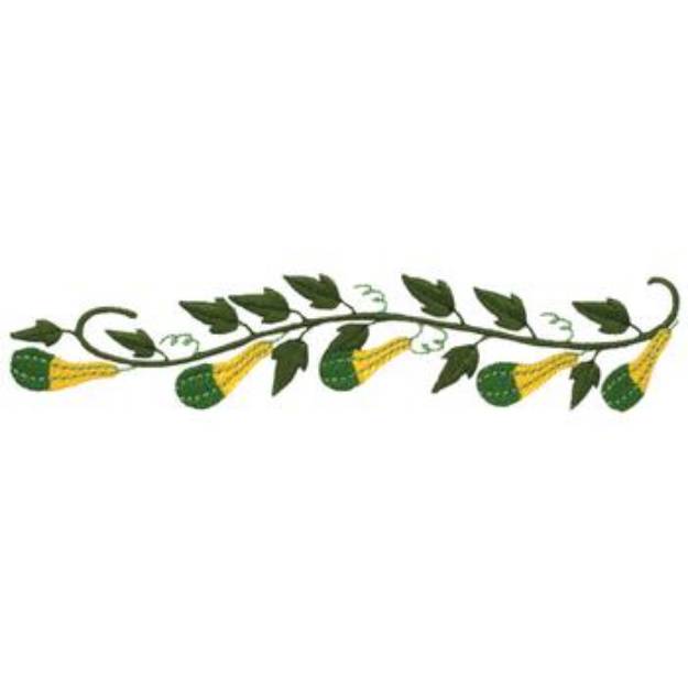 Picture of Gourds Machine Embroidery Design