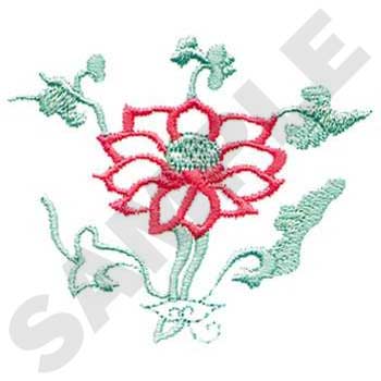 Floral Design Machine Embroidery Design