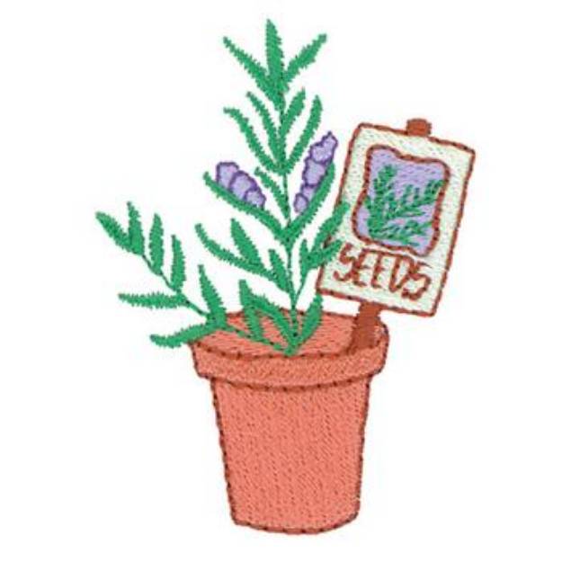 Picture of Rosemary Seeds Machine Embroidery Design
