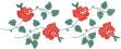 Picture of Thin Stem Roses Machine Embroidery Design