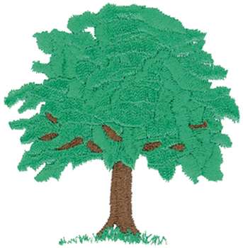 Tree Machine Embroidery Design