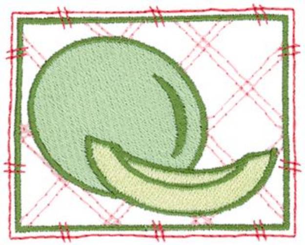 Picture of Honeydew Patchwork Square Machine Embroidery Design