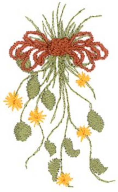 Picture of Herbs With Ribbon Machine Embroidery Design