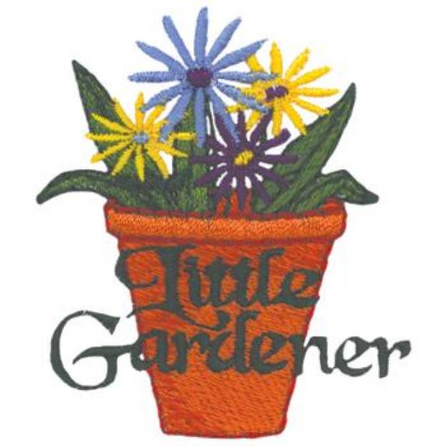 Picture of Little Gardner Machine Embroidery Design