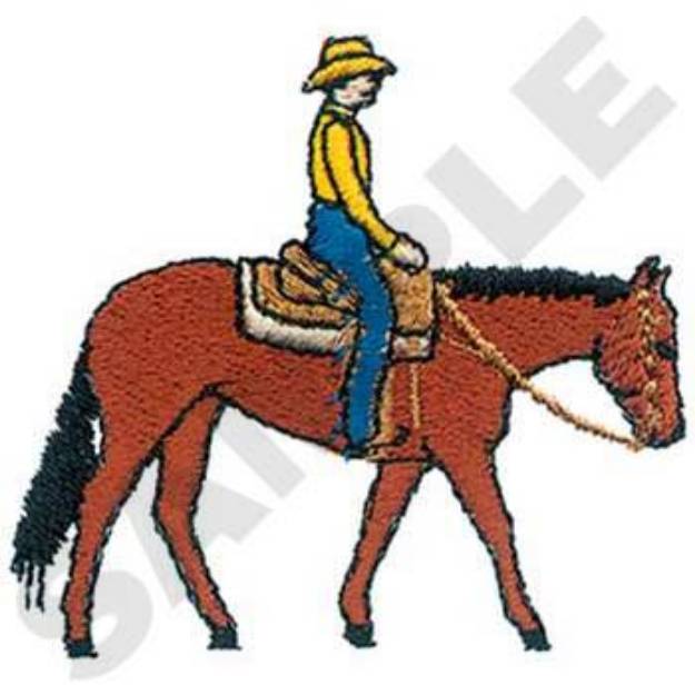 Picture of Western Pleasure Rider Machine Embroidery Design