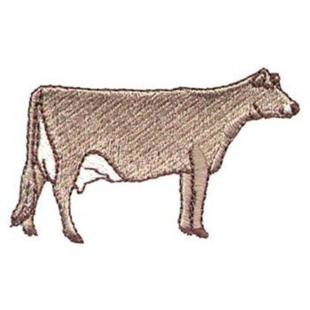 Picture of Jersey Cattle Machine Embroidery Design