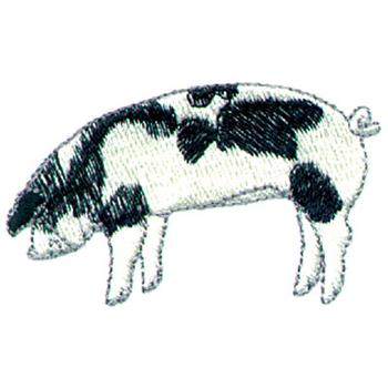 Spotted Pig Machine Embroidery Design