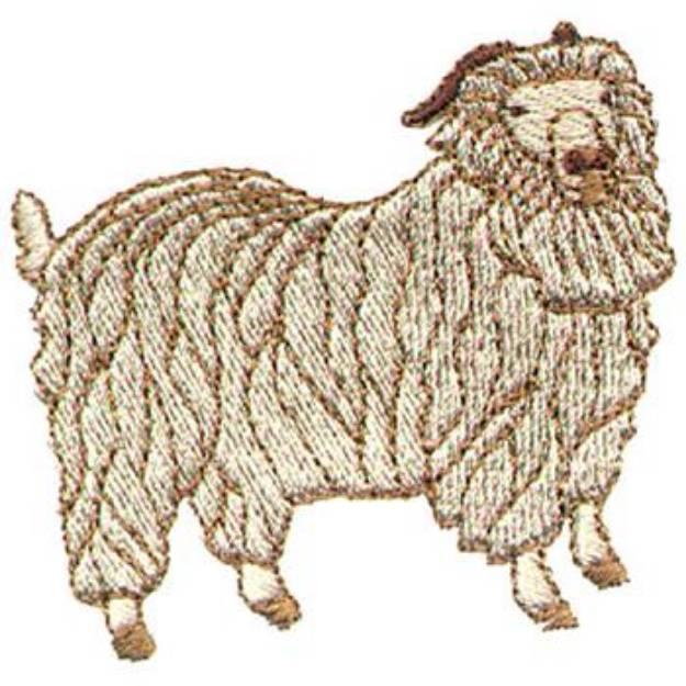 Picture of Angora Billy Goat Machine Embroidery Design