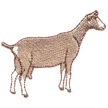 Dairy Goat Machine Embroidery Design
