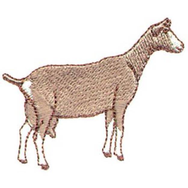 Picture of Dairy Goat Machine Embroidery Design