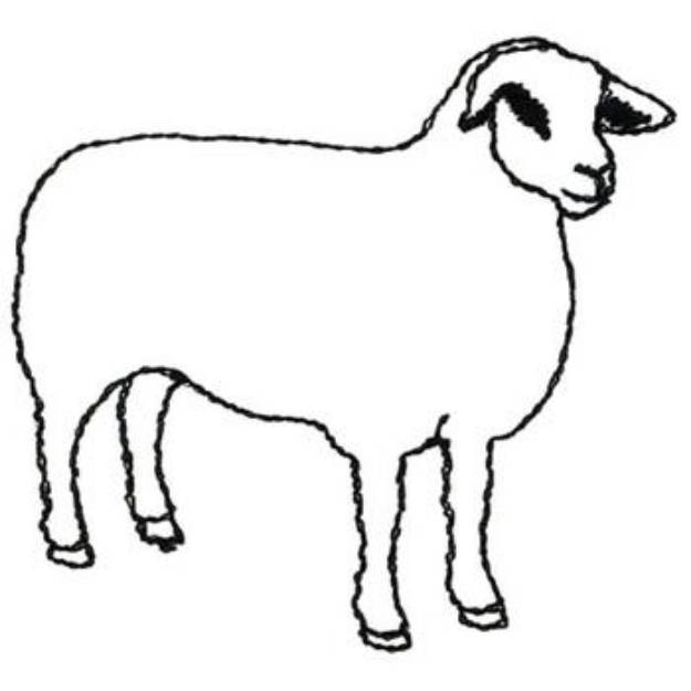 Picture of Suffolk Outline Machine Embroidery Design