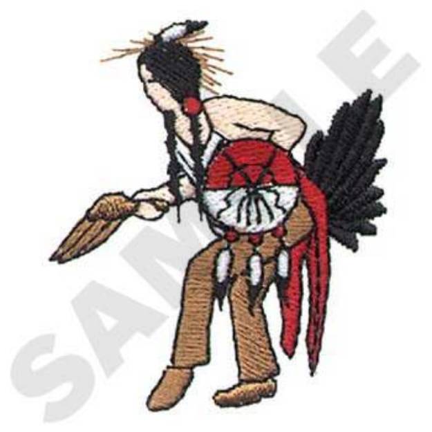 Picture of Fancy Indian Dancer Machine Embroidery Design
