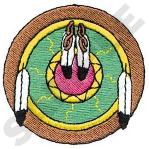 Picture of Southwest Shield Machine Embroidery Design