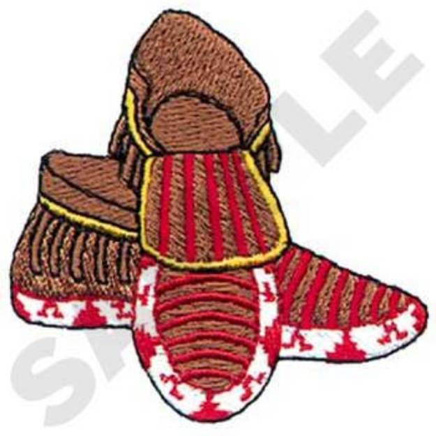Picture of Moccasins Machine Embroidery Design
