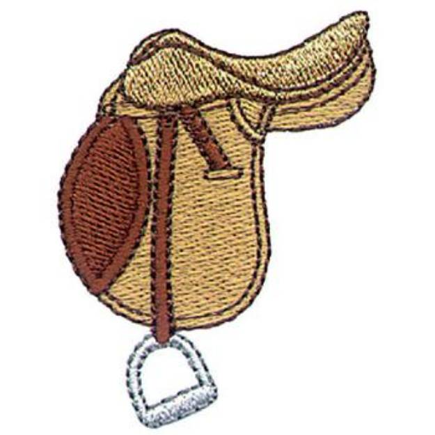 Picture of English Saddle Machine Embroidery Design